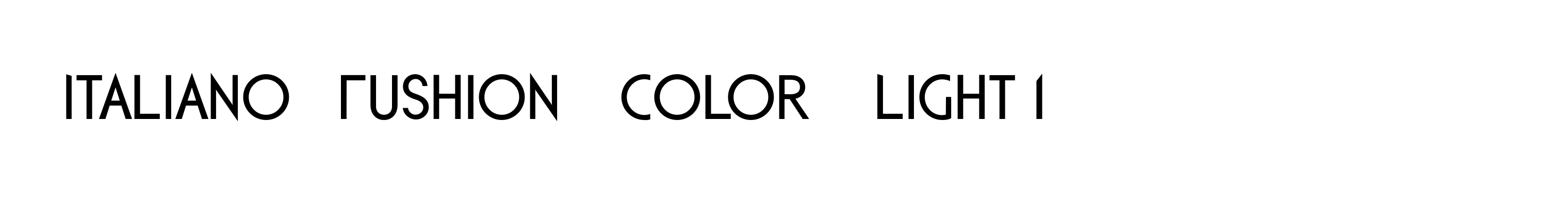 Italiano Fushion Color Light 1